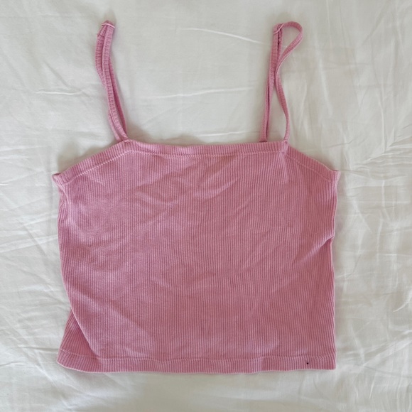 aerie Tops - aerie pink spaghetti strap tank top!!